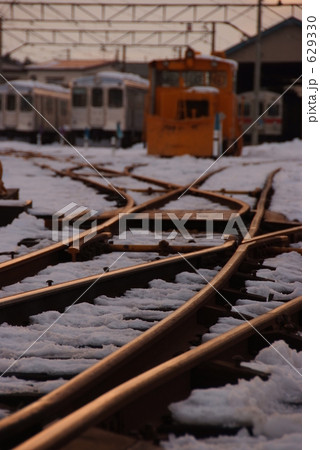 鉄道　ポイント切り替え 線路 ポイント切り替え 鉄道 ポイントの写真素材 - PIXTA