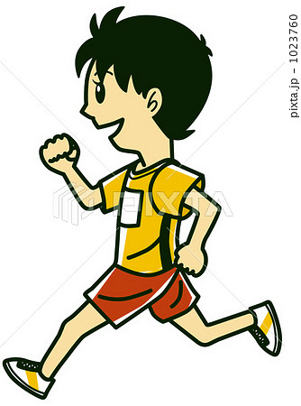 男の子 少年 ランナー マラソンのイラスト素材 男の子 少年 ランナー マラソンのイラスト素材