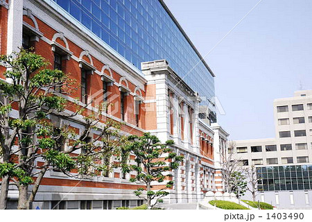 神戸地方裁判所 改築設計 ファサード保存 河合浩蔵設計の写真素材