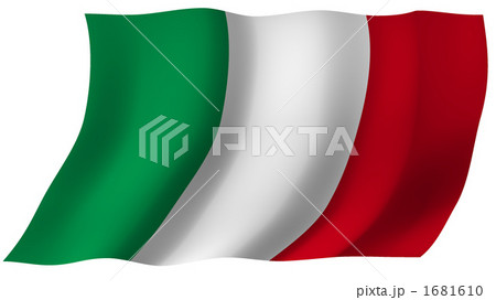 イタリア 国旗 イタリア共和国 旗のイラスト素材 Pixta