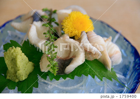 あらい 洗い 川魚料理 和食の写真素材
