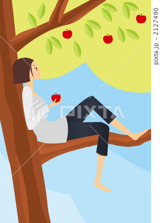 木登りのイラスト素材