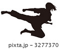 飛び蹴りのイラスト素材