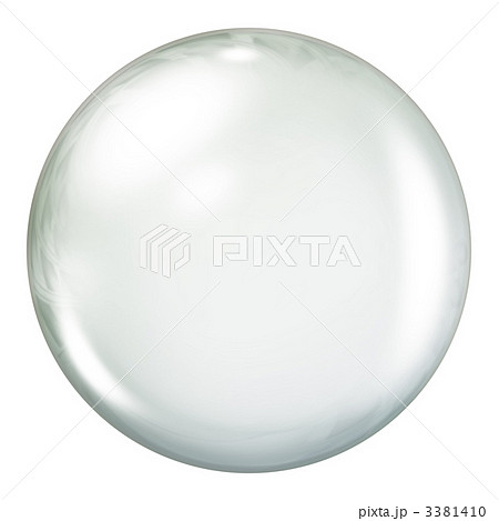 水 シャボン玉 水晶 球体の写真素材