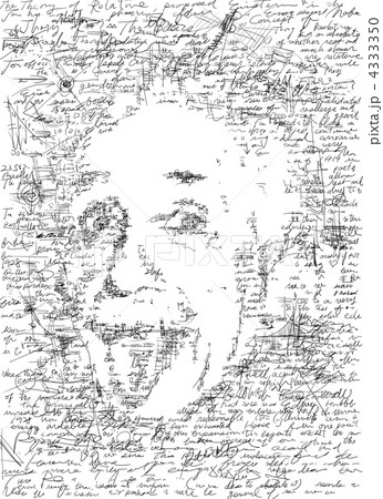 アインシュタイン 文字 シニア 物理の写真素材 Pixta