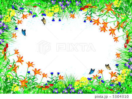 花 雑草 野草 植物のイラスト素材 花 雑草 野草 植物のイラスト素材