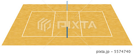 バレーボールコートのイラスト素材 Pixta