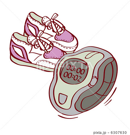 運動靴のイラスト素材