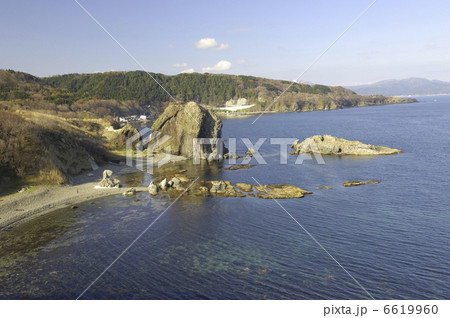 袰月海岸の写真素材