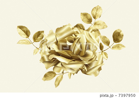 バラのはり絵 縦長デザイン ゴールドフレーム バラのはり絵 縦長デザイン ゴールドフレーム 黒の背景に輝く宝石、金バラ