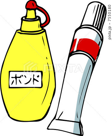 瞬間接着剤のイラスト素材