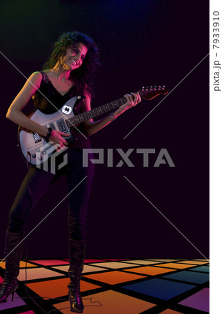 ベースギター エレキギター かっこいいの写真素材