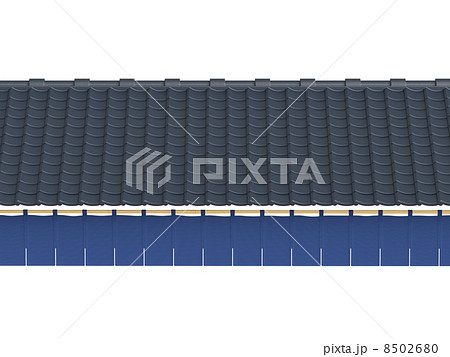 瓦屋根のイラスト素材
