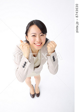 見下げる 斜俯瞰の写真素材