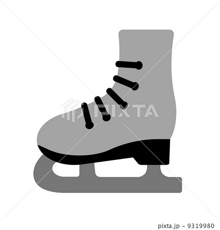 スケート靴 スポーツ用品 靴 イラストのイラスト素材