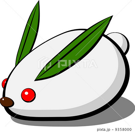 雪兎のイラスト素材