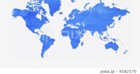 世界地図 地図 北アメリカ 横長のイラスト素材