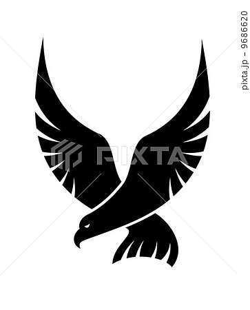 鳥 タカ ハヤブサ 鷹のイラスト素材