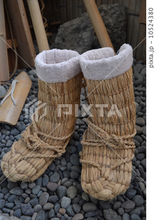 わらぐつの写真素材