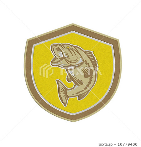 Salmon Fish and Fishing Rod - Fishing Logo. Template Club Emblem