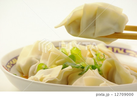 水餃子 水餃 中華料理 中国料理の写真素材