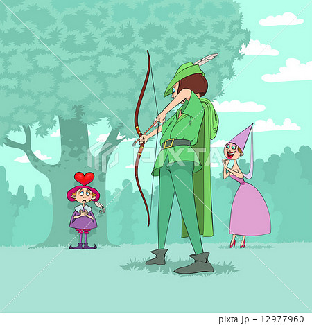 ロビンフッド イラストの写真素材 Pixta