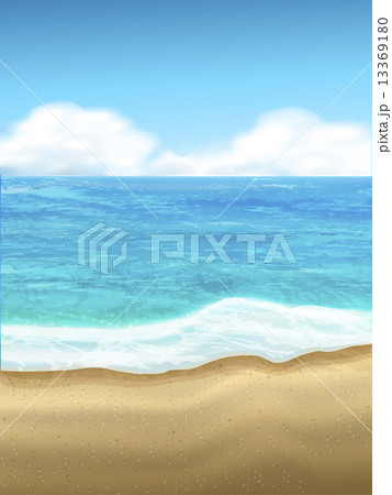 ビーチ 浜辺 背景のイラスト素材