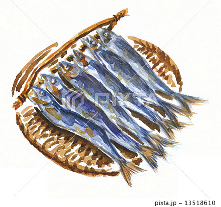 版画　うるめいわし 版画 うるめいわし