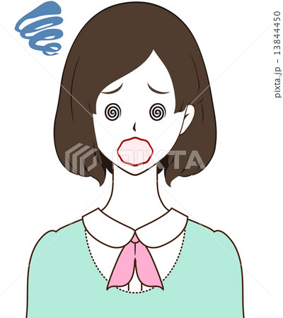 目が回るのイラスト素材 目が回るのイラスト素材