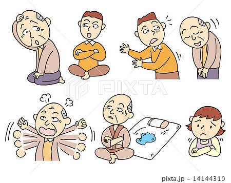 アルツハイマーのイラスト素材