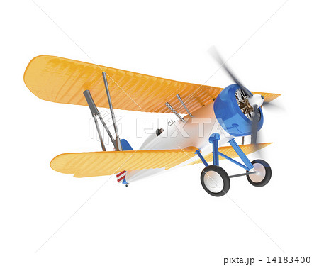 飛行機 航空機 プロペラ機 レシプロ機のイラスト素材