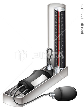 水銀血圧計のイラスト素材