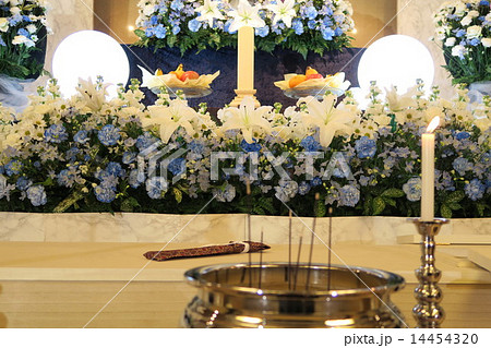 花祭壇の写真素材