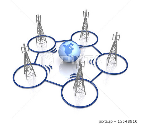 基地局のイラスト素材