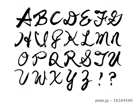 文字 アルファベット F 筆記体のイラスト素材 Pixta