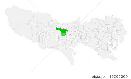 立川市 地図 東京都 東京のイラスト素材 立川市 地図 東京都 東京のイラスト素材