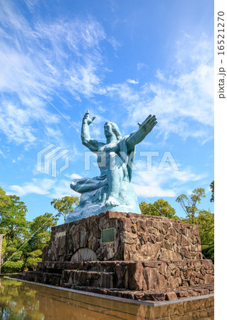 平和祈念像 長崎県の写真素材