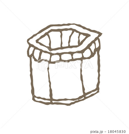 簡易トイレのイラスト素材