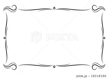 フレーム 外枠 枠 Bgのイラスト素材