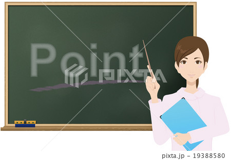 黒板 差し棒 指示棒 指し棒の写真素材