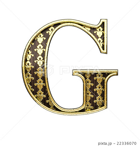 G アルファベット 飾り 文字のイラスト素材 Pixta