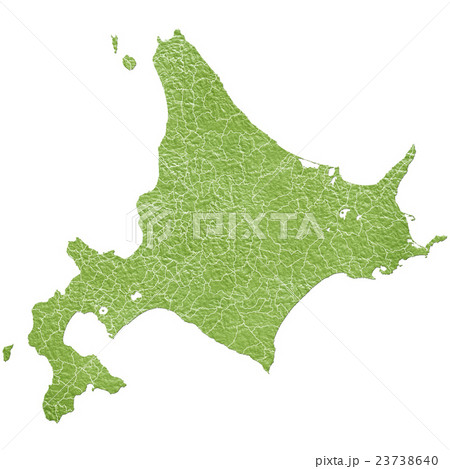 北海道地図のイラスト素材集 ピクスタ
