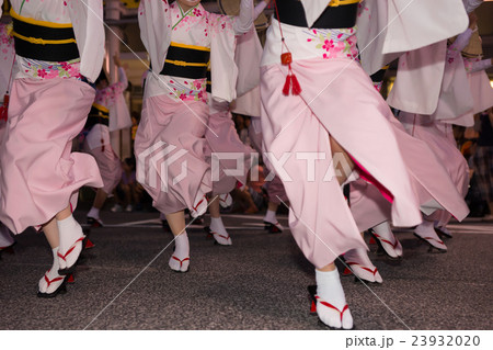 武蔵小金井阿波踊りの写真素材