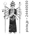 千手観音のイラスト素材