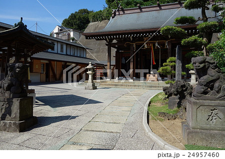 横浜水天宮 水天宮 横浜 杉山神社の写真素材