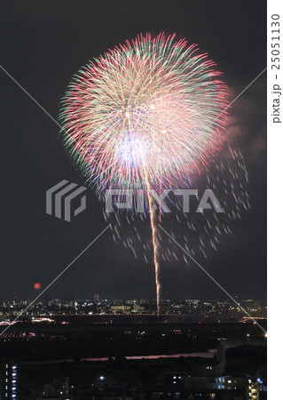 戸田橋花火大会の写真素材