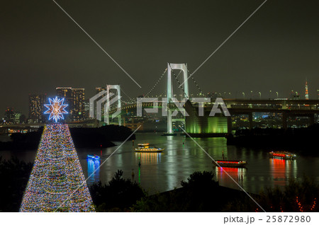 お台場 ハロウィン ハロウィーン イルミネーションの写真素材