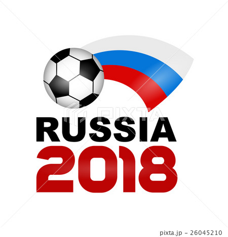 ロゴ サッカー スポーツ ワールドカップのイラスト素材