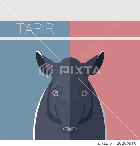 バクのイラスト素材