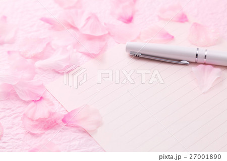 書き方 かわいい 手紙 可愛いの写真素材 Pixta